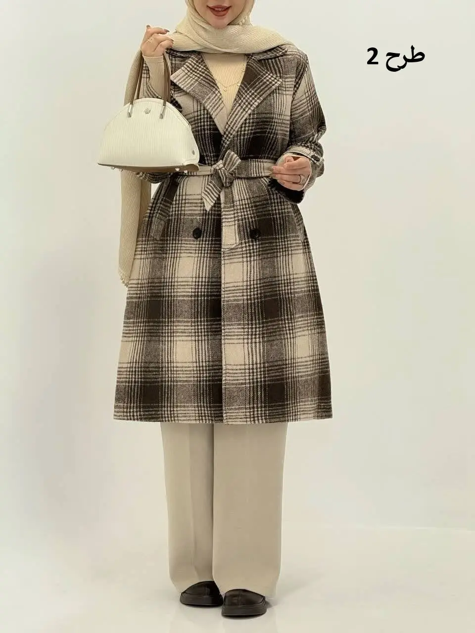 3697-پالتو چهارخونه آذین